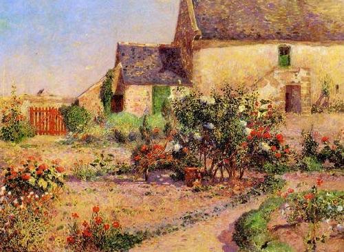 unknow artist The Garden at Kervaudu oil painting image